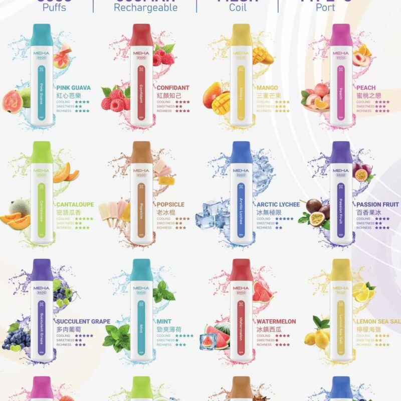 魅嗨 MEHA V-Bar 8500 口一次性拋棄式